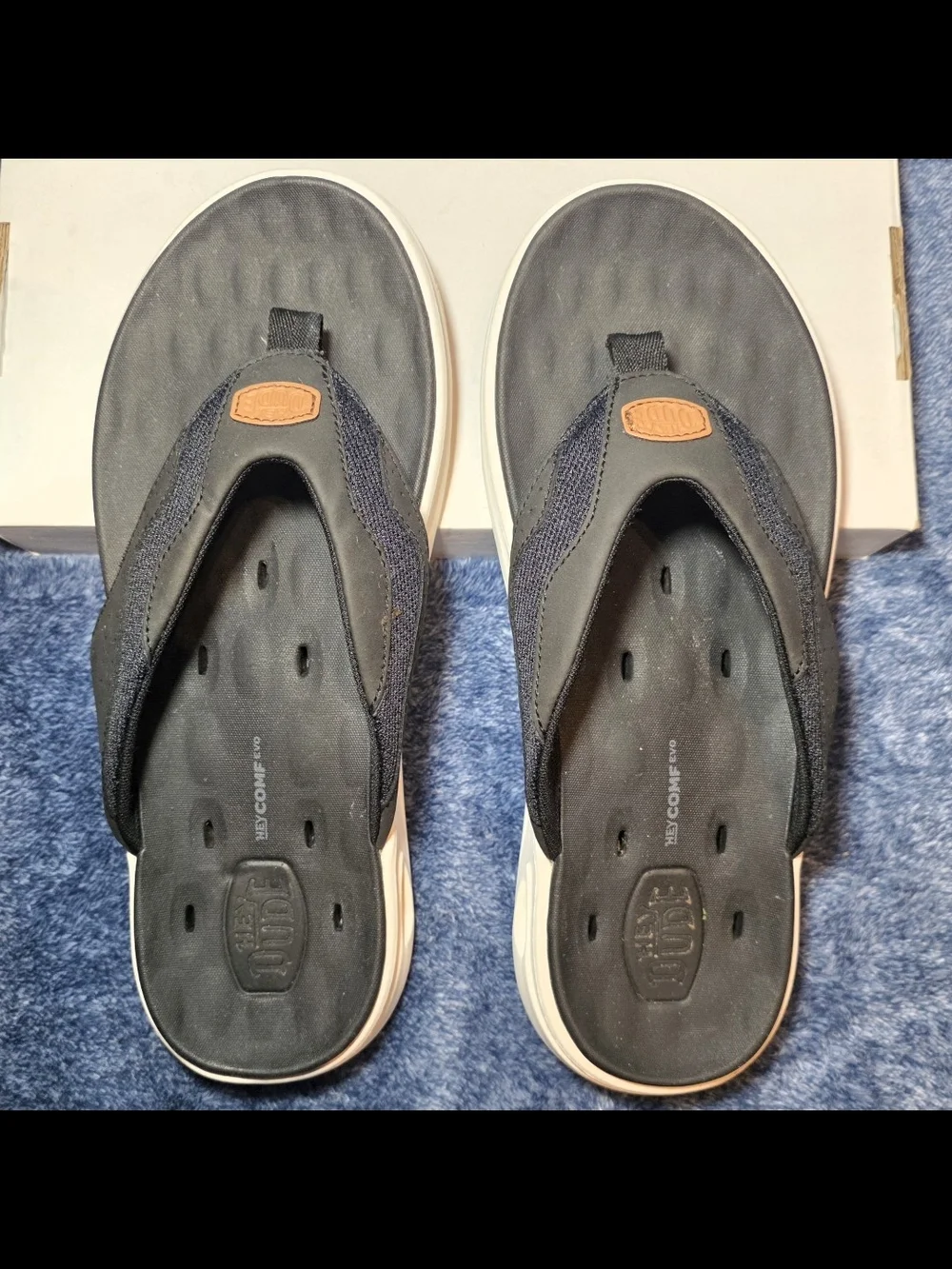 HEYDUDE Men's Hey2O Flip Flop Mesh Sandals